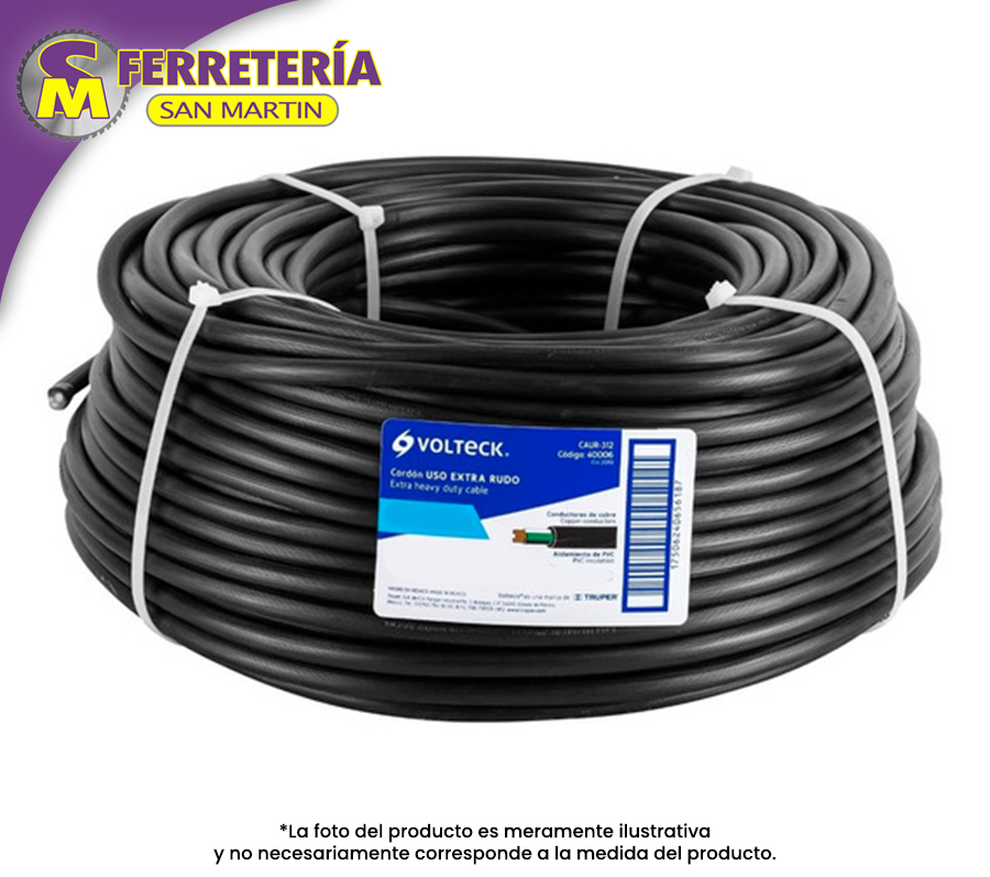 Cable Uso Rudo 3 X 10 40005 (Volteck)