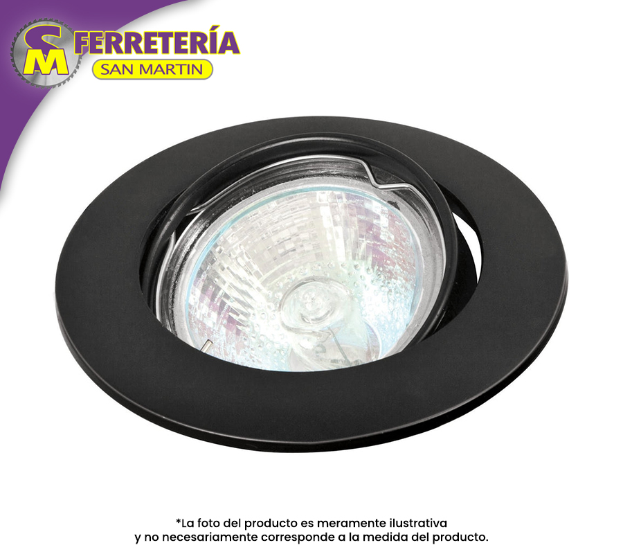 Empotrado Dirigible Negro 46617(Volteck)